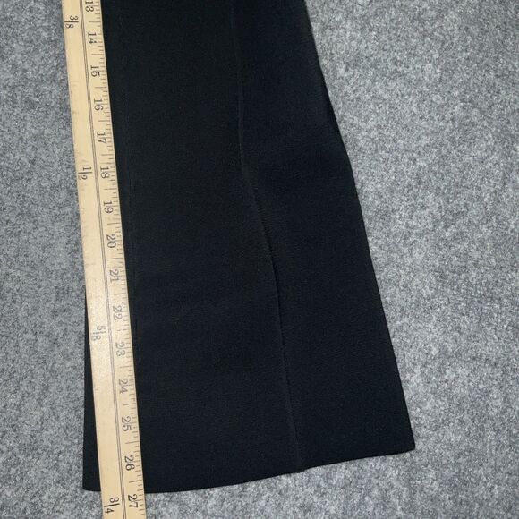 ALC A.L.C. Pants Womens Size S Black Ponte Cropped Ankle Flare - Picture 6 of 9